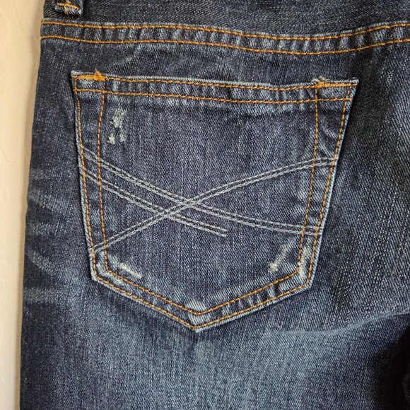 Aeropostale Hailey Low Rise Flare Jean Slim Fit Blue Size Womens 7/8 Regular NEW - Picture 6 of 11